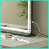 80 x 55cm Large Hollywood Vanity Desk Mirror with Dimmable LED Lighted Tabletop