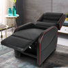 Gaming Recliner Chair Cinema Armchair PU Leather Manual Recline Single Sofa