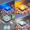 4 LED Solar Underground Lamp Garden Embedded Buried Ice Cube Light Path Lawn