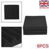 6Pcs Acoustic Wall Panels Sound Proofing Foam Pads Studio Treatments Tool UK