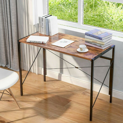 Folding Computer Desk Folding Laptop PC Table Home Office Study Gaming Desk