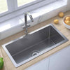 Handmade Kitchen Sink Plumbing Utility Waste Basin Stainless Steel