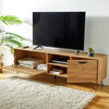 TV Unit Cabinet Stand Wood Effect Large w/ Storage Cupboards & Shelves | VonHaus