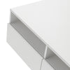 White Modern High Gloss Coffee Table with 4 Drawer Storage Sofa Side End Table