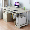 UK Office Home PC Computer Desk Writing Study Table Workstation Shelf Furniture