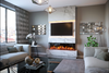 Exclusive Electric Fire Media Wall 1250mm 50inch HD Panoramic 3/2/1 Sided 2023
