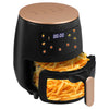 Air Fryer 6L Small Family Fryer Oven Glass Basket Visible Cooker Digital Touch