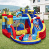 Inflatable Water Slide 6 in 1 Water Park Ship Style Kids Bounce House w/ Blower