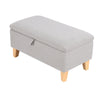 Linen Storage Ottoman Footstool Pouffe Bench Foot Stool Living Room Bedroom Seat
