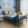 Panana 4ft Small Double & 4ft 6 Double Classic Metal Bed Frames in Black/White