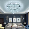 60cm LED Flower Crystal Ceiling Light Chandelier Living Room Dining Room 48W