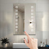 Bathroom LED Mirror with Lights, Demister Pad/Touch Switch/IP44/Light up