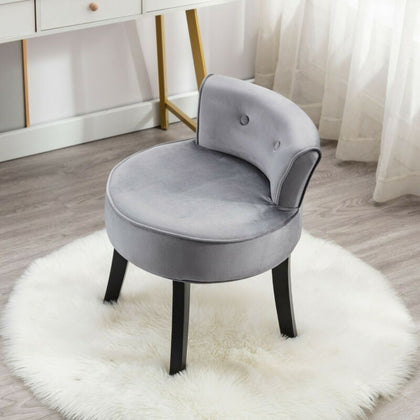 Occasional Upholstered Classic Bedroom Lounge Oyster Fabric Sofa Chair Armchair