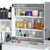 Dressing Table with Drawers, Mirror Stool Set Makeup Desk Vanity Table Bedroom