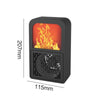 3D Flame Heater Home Desktop Mini Electric Warmer Machine Winter Stove Radiat;