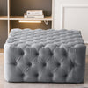 Square/Round Coffee Table Chesterfield Footstool Pouffe Upholstered Bench Seats