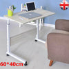 Portable Trolley Laptop Table Computer Desk Keyboard Tray Height Adjustable UK
