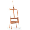 Wooden Easel w/ Drawer Adjustable Display Beech Artist Painting Craft Studio