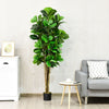 180cm Artificial Fiddle Leaf Fig Tree Nearly Natural Greenery Plant Potted Fake