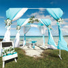 10ft Square Metal Wedding Arch Drape Backdrop Stand Kit Pipe Frame Wedding Party