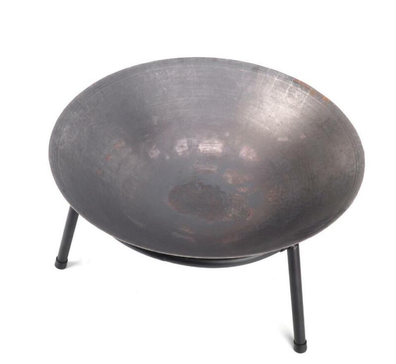 LEVEL Patio Outdoor Fire Pit 52cm Round Bowl Cast Iron LARGE Log Burne