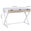 Household Computer Desk Office PC Laptop Table with 3 Drawers for Home Study Use