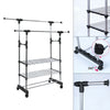 Clothes Rail Rack Garment Dress Hanging Display Stand Shoe Rack Storage Shelf