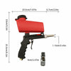 1/4" Air Sandblasting Gun Handheld Sand Blaster Portable Shot Media Blasting NEW