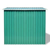 Garden Storage Shed Green Metal 257x205x178 P6U5