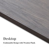 Dining Table MDF Top Metal X-Design Legs Desk Workstation 120*80cm Dining Room