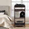 4-Tier Vinyl Record Storage Record Player Stand Side Table for Home Office Study