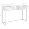 Living Room Modern Console Table White 106x35x75 cm Steel