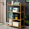Bamboo Shoe Shelf 4-Tier Rack Bench Storage Organizer Entryway Home Furniture