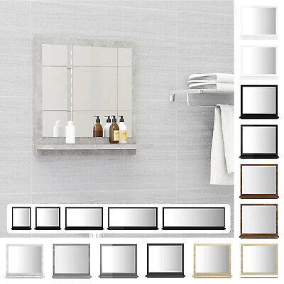 Bathroom Mirror Engineered Wood Toilet Wall Mirror Multi Colours/Sizes vidaXL