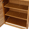 3 Tier Shoe Cabinet Cupboard Storage Drawer Wood Footwear Rack Stand 2 Door Unit