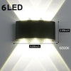 Aluminum Sconce Outdoor LED Wall Lamp Garden Corridor Balcony Up Down Lights