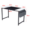 PC Computer Desk Home Office Study Table Workstation Side Pocket 120/140cmx60cm