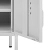 4 Doors Office Storage Cupboard Metal Filing Cabinet Furniture With 4 Shelves