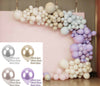 125pcs Purple Blush Cream Balloon Garland Arch Kit Birthday Baby Shower Decor