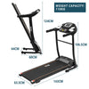 Electric Treadmill Folding Motorized Running Jogging Walking Machine 1.5HP Motor
