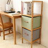Bamboo 4 Tier Storage Shelving Unit Shoe Rack Bookshelf Freestanding Plant Stand