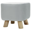 Small Square/Round Footstool Pouffe Sofa Stool Chair Velvet Fabric Padded Seat