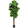 180cm Artificial Fiddle Leaf Fig Tree Nearly Natural Greenery Plant Potted Fake