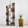 7 Tier Tree Bookcase Bookshelf Floor Standing Wood Shelves Storage Rack Tree NEW