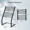 2-in-1 Towel Warmer Rack Freestanding & Wall Mounted Towel Heater w/ LED Display