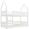 3ft Single Bed Frame Bunk Bed Pine Wood Kids Children High Sleeper Treehouse Bed