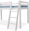 Kids Bunk Beds Mid Sleeper Slide & Ladder Pine Wood 3FT Single Cabin Bed Frame