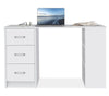 Large Computer Desk With Shelves & Drawers PC Writing Study Table Home Office