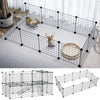 Pet Enclosure Fencing 10/12/36 Panels Dog Puppy Rabbit Playpen Cage Run Fence UK