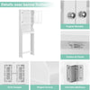 3 Tier Rack Over the Toilet Bathroom Washing Machine Storage Cabinet Organizer
